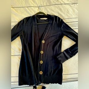 💥SOLD💥 Tory Burch black cardigan sweater